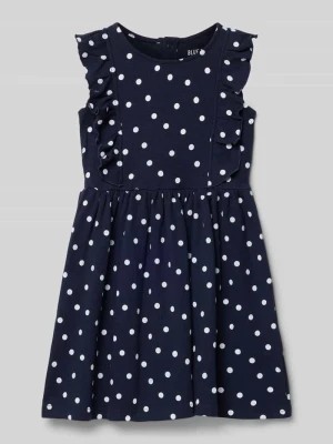 Sukienka o kroju regular fit ze strukturalnym wzorem BLUE SEVEN