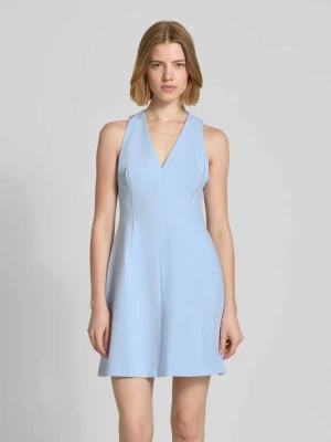 sukienka o kroju regular fit ze szwami model 'KELILA' HUGO