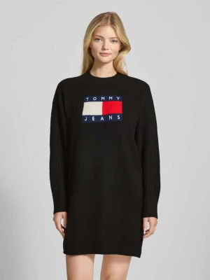 Sukienka o kroju relaxed fit z dzianiny z dodatkiem wełny Tommy Jeans