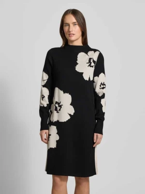 Sukienka o kroju relaxed fit z mieszanki wiskozy z efektem dzianiny Betty Barclay