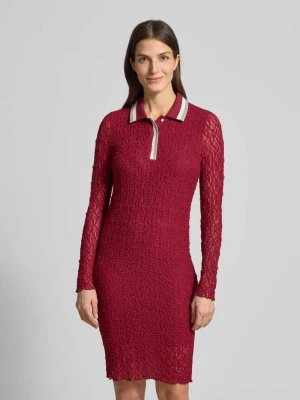 Sukienka z kołnierzykiem polo Marc Cain