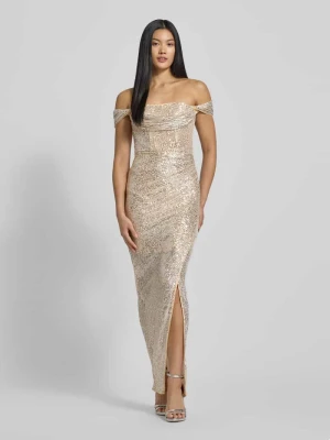 Sukienka o kroju slim fit z rozcięciem Lipsy