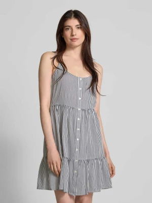 Sukienka o linii A i luźnym kroju z czystej wiskozy model ‘BUMPY’ Vero Moda