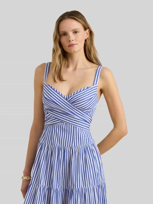 Sukienka o linii a z czystej bawełny Lauren Ralph Lauren
