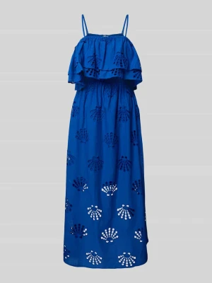 Sukienka plażowa z haftem angielskim model 'DOLCE LEMON' WATERCULT