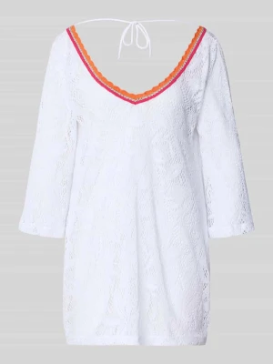 Sukienka plażowa z mieszanki bawełny model 'CASEY AGUANGA' banana moon