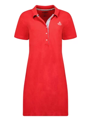 Geographical Norway Sukienka polo "Kandra" w kolorze czerwonym rozmiar: XL