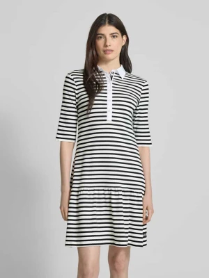 Sukienka polo o długości do kolan z listwą guzikową Marc Cain