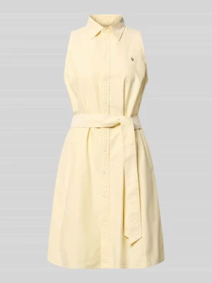 Sukienka polo o kroju regular fit z czystej bawełny Polo Ralph Lauren