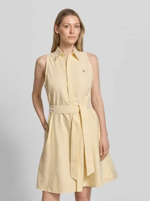 Sukienka polo o kroju regular fit z czystej bawełny Polo Ralph Lauren