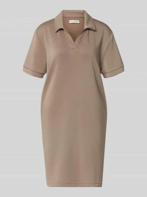 Sukienka polo z domieszką modalu, krój regular fit Marc O'Polo