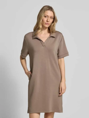 Sukienka polo z domieszką modalu, krój regular fit Marc O'Polo
