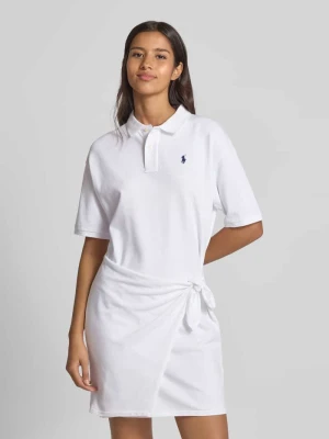 Sukienka polo z wiązanym detalem Polo Ralph Lauren