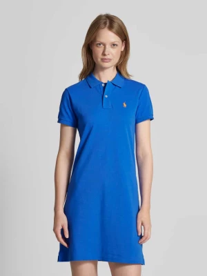 Sukienka polo z wyhaftowanym logo Polo Ralph Lauren