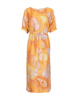 LIEBLINGSSTÜCK Sukienka "Ruba" w kolorze pomarańczowym rozmiar: 48