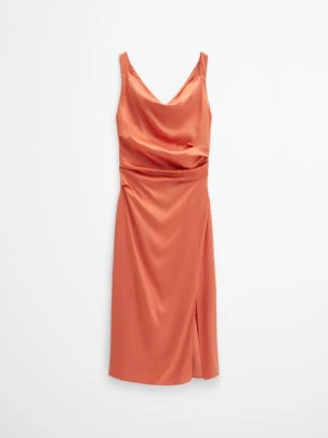 Sukienka satynowa regular Marc O'Polo