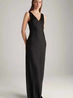 Sukienka satynowa w kolorze czarnym Joop