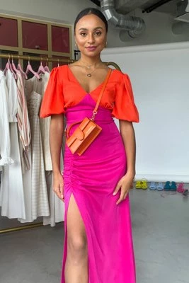 Sukienka Shaina Pink-Orange LAURELLA