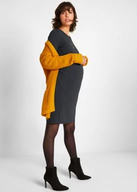 Sukienka shirtowa ciążowa (2 szt.) bonprix