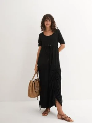 Sukienka shirtowa, rękawy 3/4 bonprix