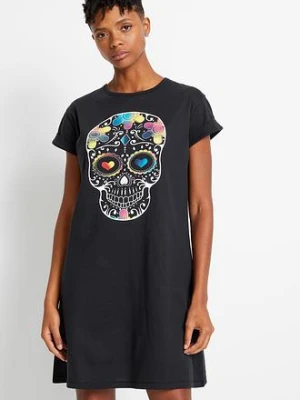 Sukienka shirtowa z czystej bawełny organicznej bonprix