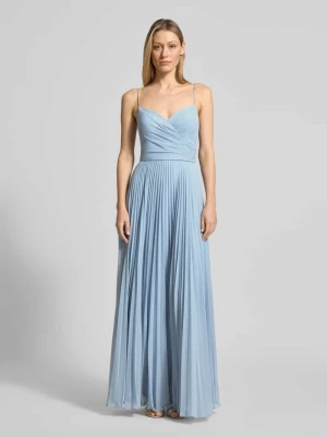 Suknia ślubna w efekt plis Hey Kyla