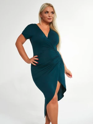 Kris Line Sukienka "Sorento" w kolorze morskim rozmiar: XL