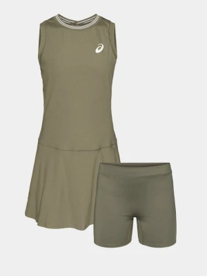 Sukienka sportowa Asics oliwkowy