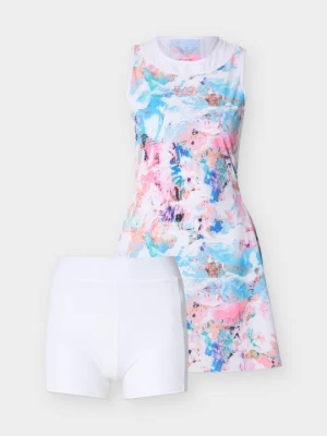 Sukienka sportowa EA7 Emporio Armani biały