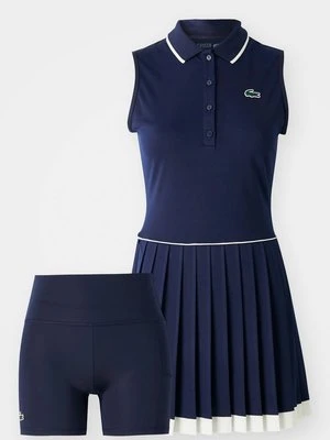 Sukienka sportowa Lacoste granatowy