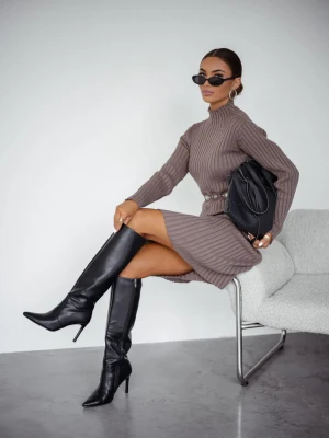 Sukienka Sweterkowa Taupe Nella ClothStore