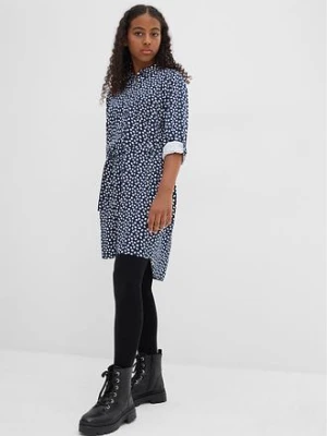 Sukienka szmizjerka z lejącej wiskozy bonprix