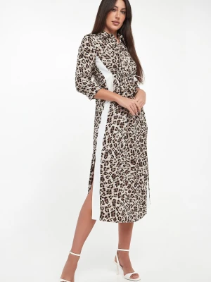 Sukienka szmizjerka ze zwierzęcym wzorem SPORTALM