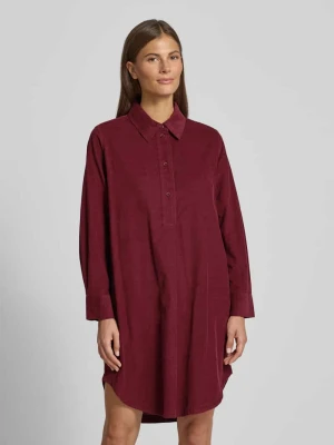 Sukienka sztruksowa o kroju relaxed fit z mieszanki bawełny i wiskozy s.Oliver RED LABEL