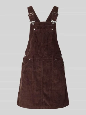 Sukienka sztruksowa o linii A z czystej bawełny Tommy Jeans