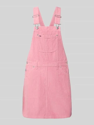 Sukienka sztruksowa o linii A z czystej bawełny Tommy Jeans