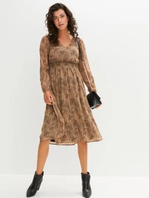 Sukienka szyfonowa bonprix