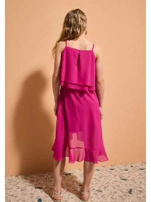 Sukienka szyfonowa bonprix