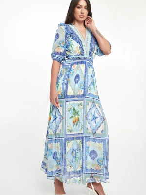 Sukienka szyfonowa maxi HALE BOB