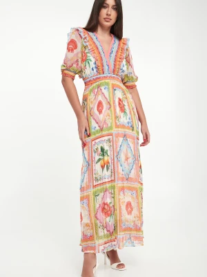 Sukienka szyfonowa maxi HALE BOB