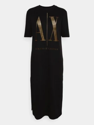 Sukienka T-shirt Armani Exchange czarny