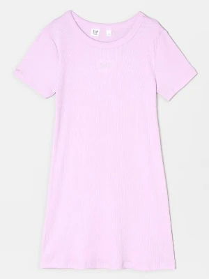 Sukienka T-shirt GAP liliowy