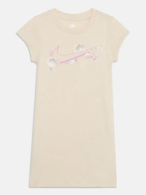 Sukienka T-shirt Nike brązowy