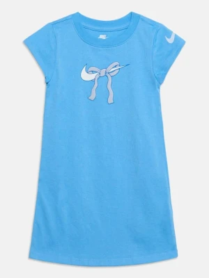 Sukienka T-shirt Nike niebieski