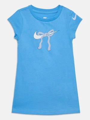 Sukienka T-shirt Nike niebieski