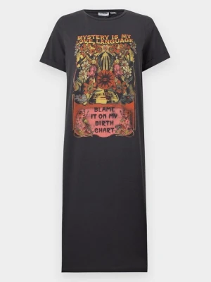 Sukienka T-shirt Noisy May antracytowy