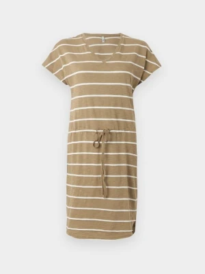 Sukienka T-shirt Only beżowy