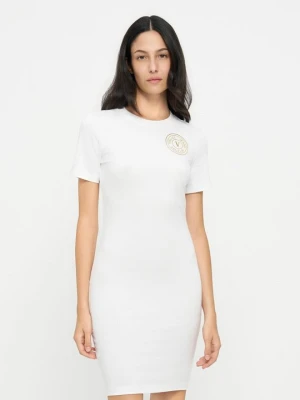 Sukienka T-shirt Versace Jeans Couture biały