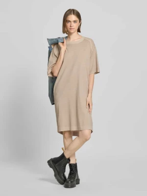 Sukienka T-shirtowa o długości do kolan z okrągłym dekoltem G-Star Raw