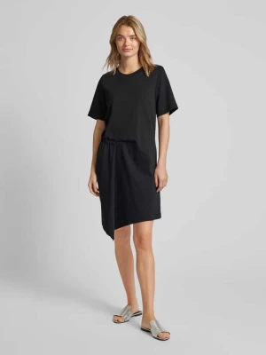 Sukienka T-shirtowa o długości do kolan z okrągłym dekoltem model ‘MANCHE’ Weekend Max Mara